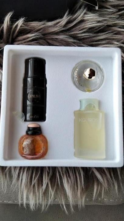 Miniatuur parfumflesjes Yves Saint Laurent, Ophalen of Verzenden, Miniatuur