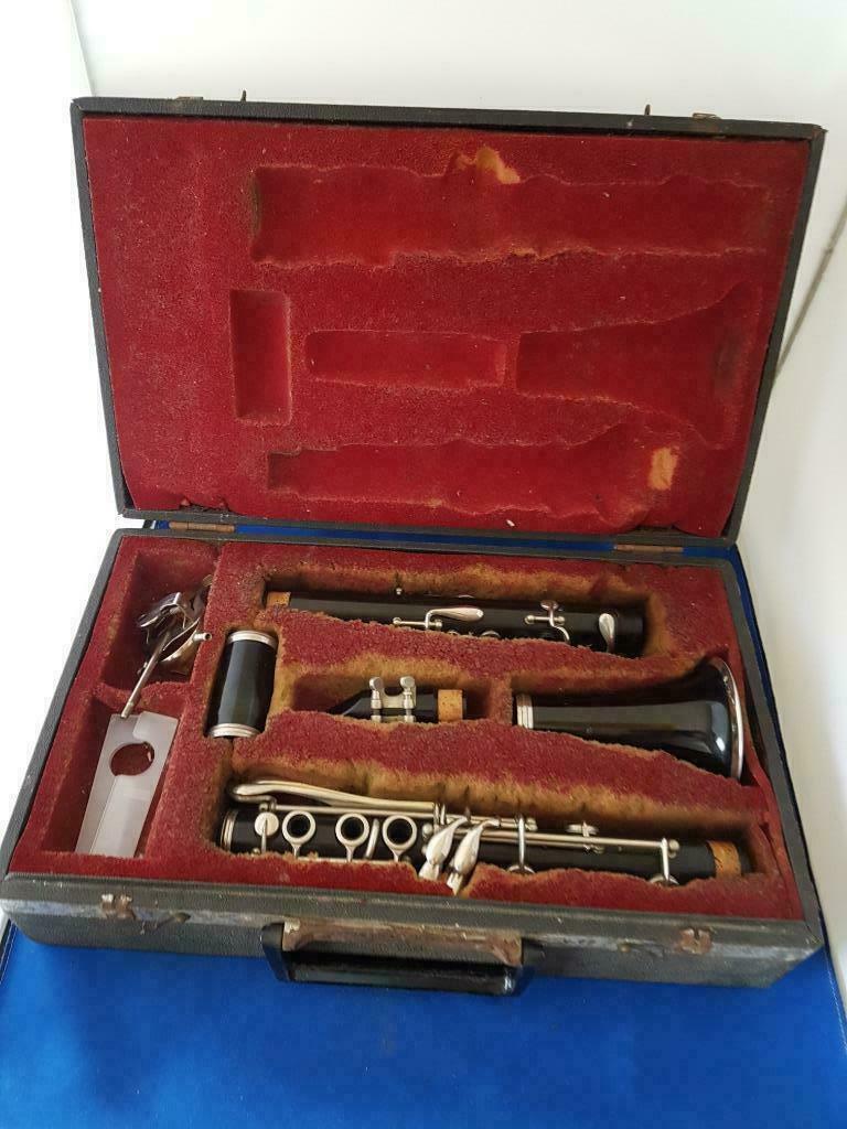 Vintage Conn Director U.S.A Clarinet, Ophalen of Verzenden, Gebruikt, Met koffer