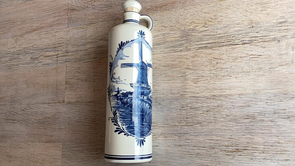 Delfts blauw jenever karaf, Antiek en Kunst, Ophalen of Verzenden