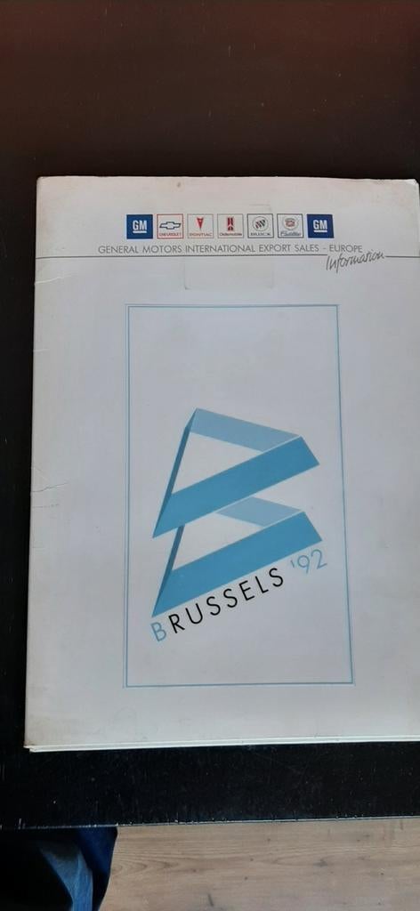 Persmap General Motorsport  Brussel 1992, Ophalen of Verzenden, Nieuw