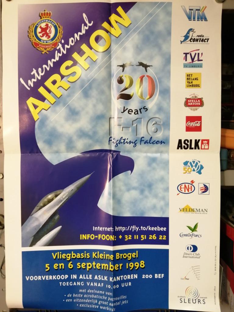 affiches en programboekjes airshows, Verzamelen, Ophalen of Verzenden, Gebruikt, Overige typen