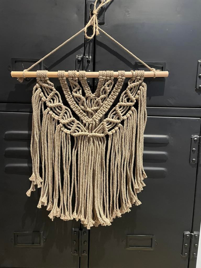 Wandhanger macramé zelf gemaakt, Maison & Meubles, Accessoires pour la Maison | Décorations murale, Enlèvement, Neuf