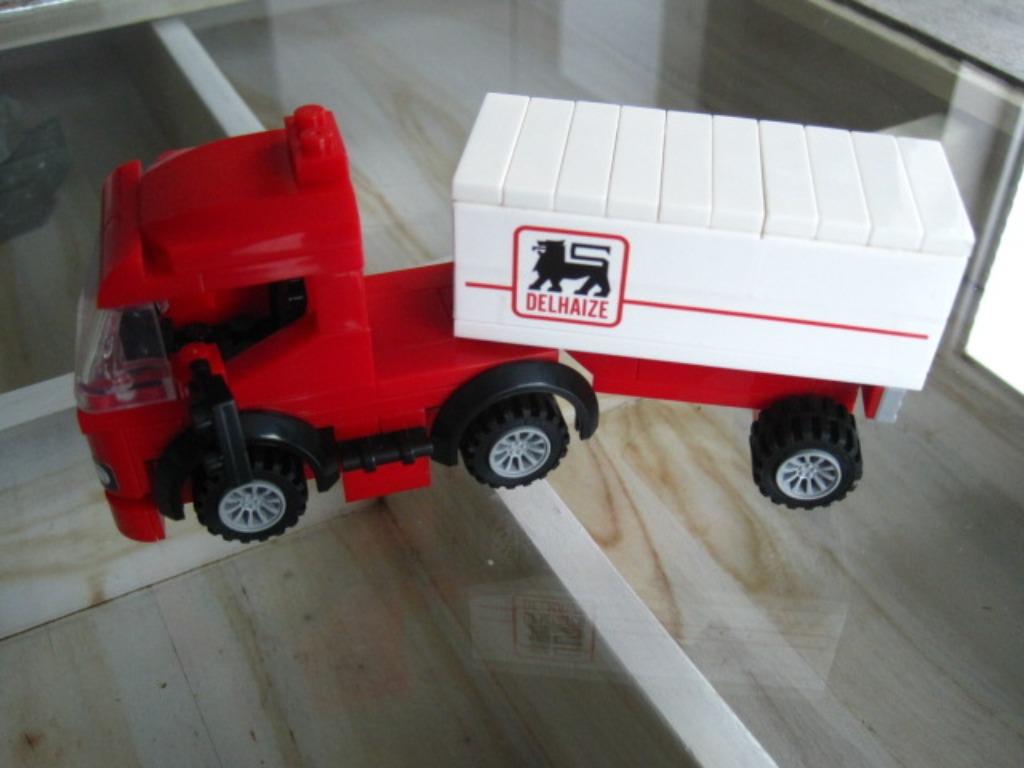 Delhaize Lego grote vrachtwagen, Ophalen of Verzenden, Zo goed als nieuw, Complete set, Lego