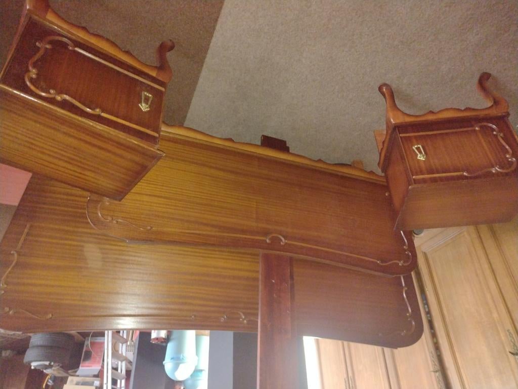Chambre à coucher vintage 2 personnes, Enlèvement, Comme neuf
