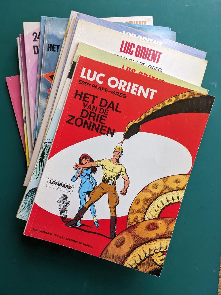 13 strips van Luc Orient, Plusieurs BD, Enlèvement ou Envoi, Utilisé, Eddy Paape - Greg
