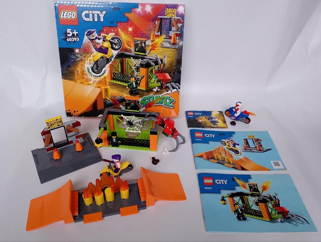 LEGO CITY STUNTZ 60293 + 60298 (5j+), Ophalen of Verzenden, Zo goed als nieuw, Complete set, Lego