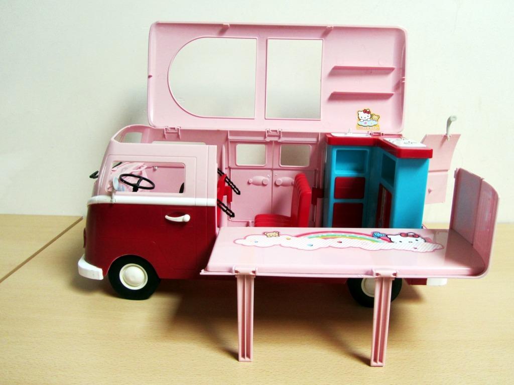 VW Volkswagen Bus "Hello Kitty" Taille XL 50cm, Enlèvement ou Envoi, Utilisé, Bus ou Camion