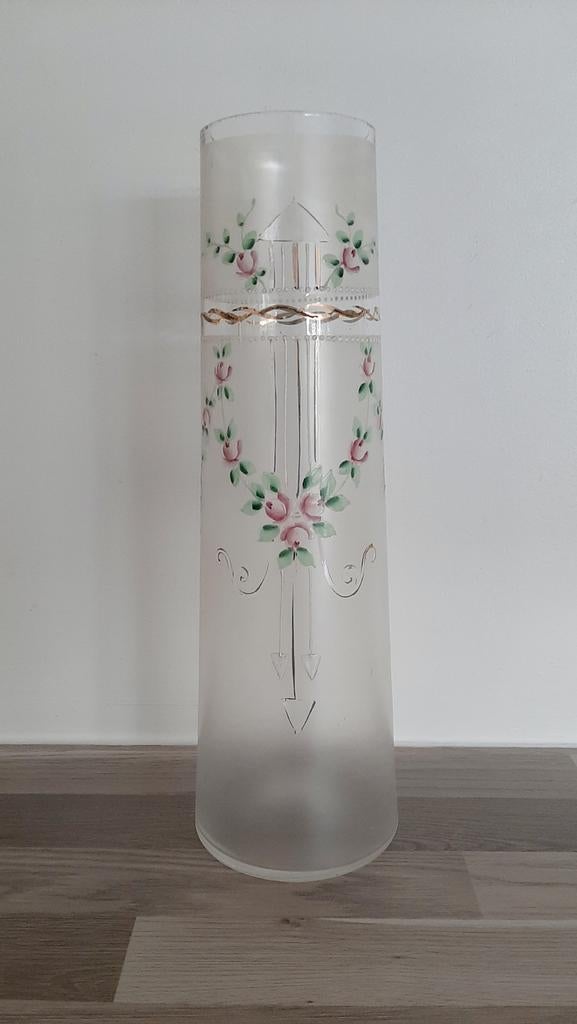 Art nouveau vaas begin 20e eeuw Legras, Ophalen, Zo goed als nieuw, Glas, Minder dan 50 cm
