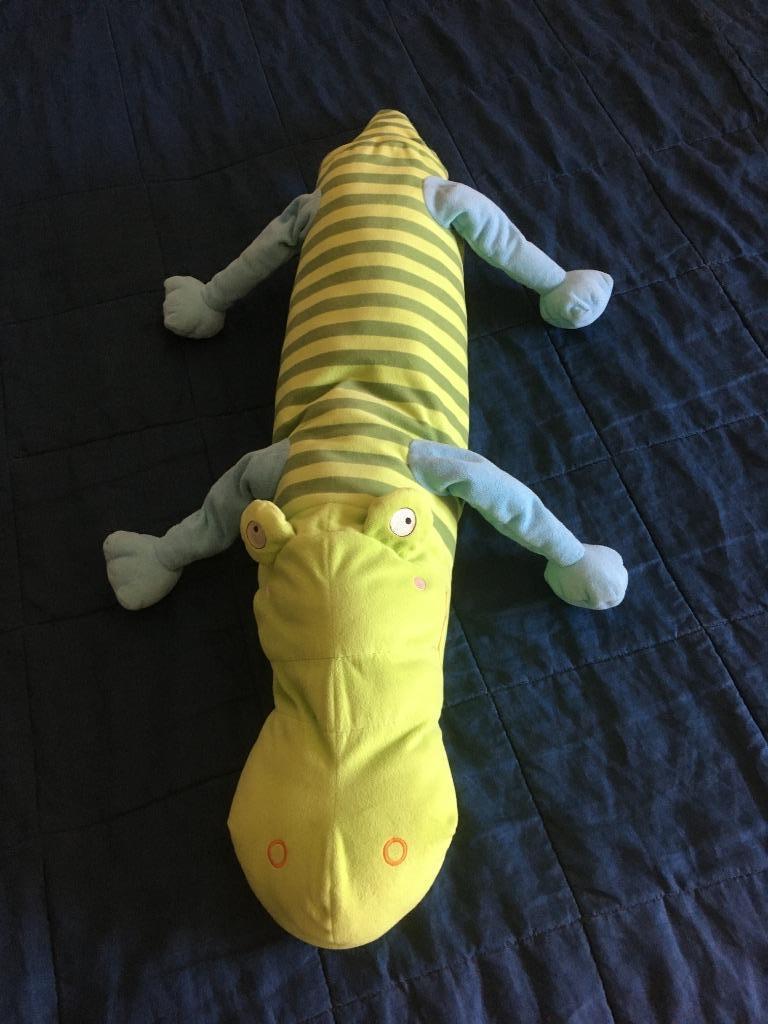 Crocodile peluche, Enlèvement ou Envoi, Grand (plus de 80 cm), Comme neuf, Autres types
