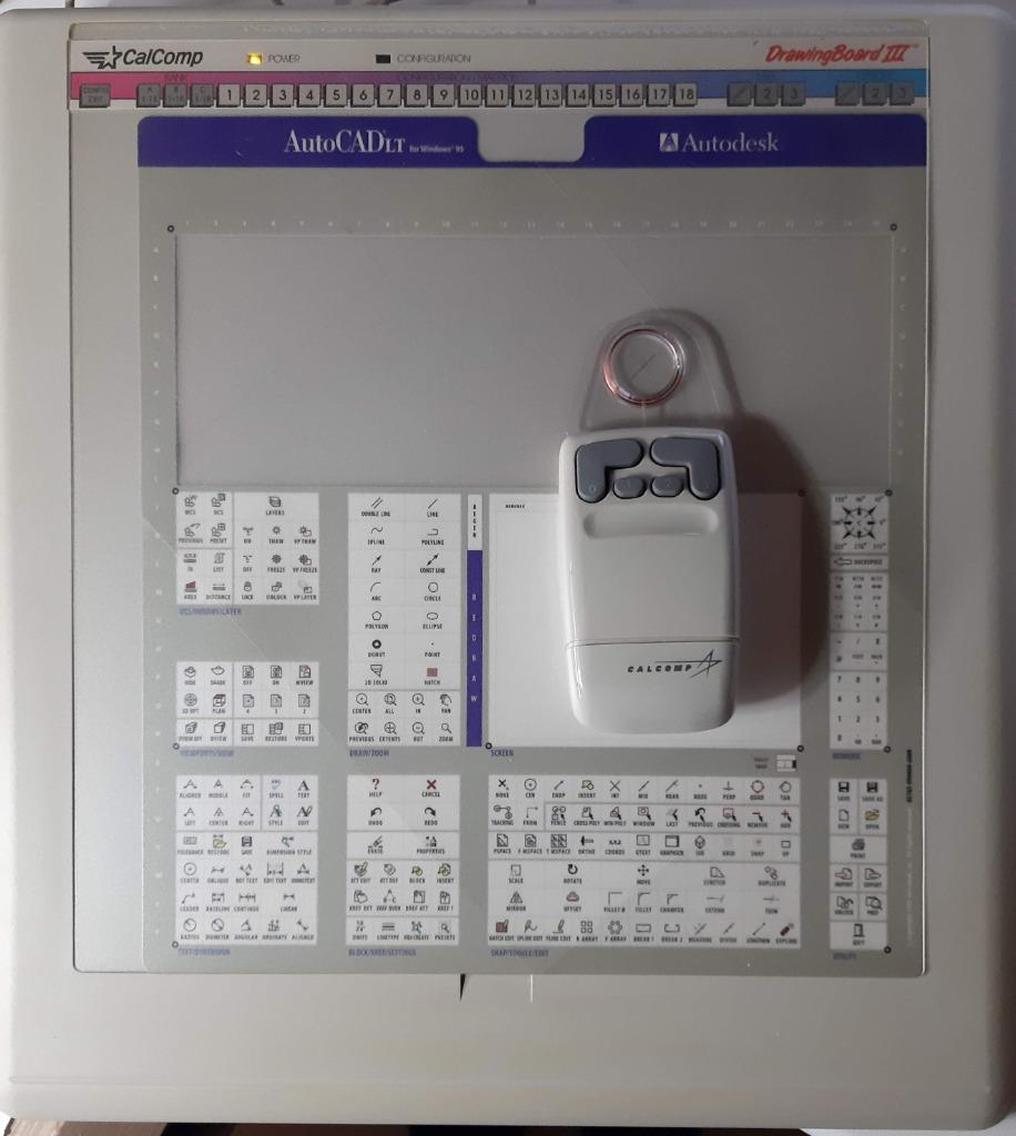 Grafische tablet Calcomp Drawingboard III (34120) RS232/USB, Enlèvement, Neuf, Calcomp