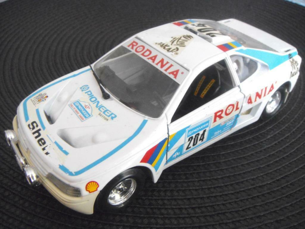 Peugeot 405 Raid No. 204, Rodania, Burago, 1/24, Paris-Dakar, Overige merken, Gebruikt, Auto, Groter dan 1:32