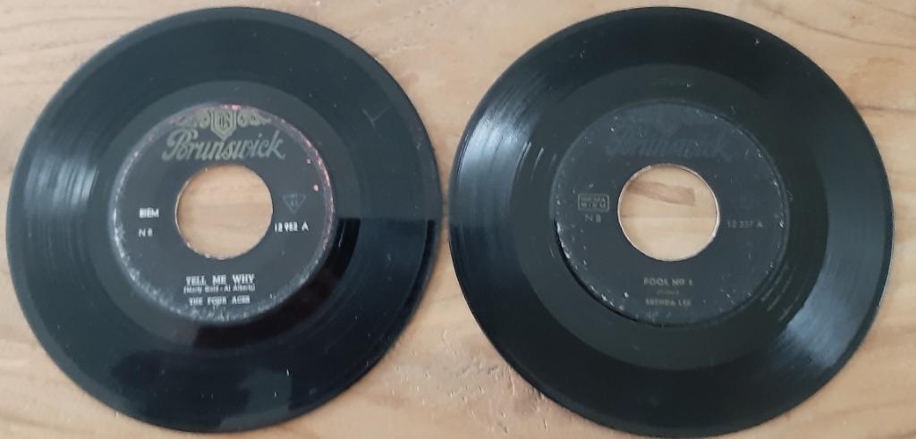 1 vinyl single label Brunswick, Enlèvement ou Envoi, Utilisé, Pop