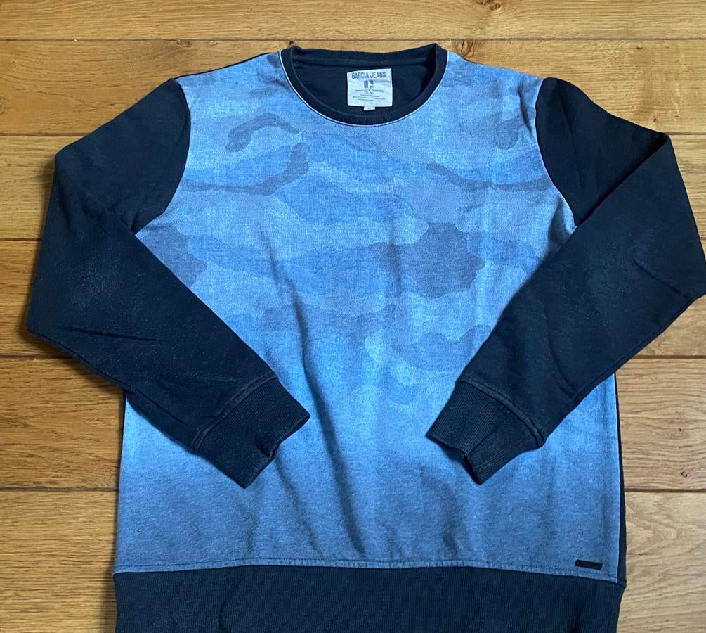 Sweater Garcia heren  maat M, Verzenden, Gedragen, Maat 52/54 (L), Blauw