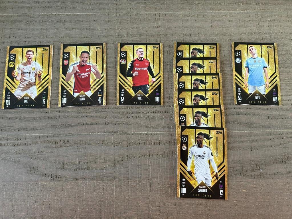 Match Attax 24 - 25 ( 100 Club ), Ophalen of Verzenden, Nieuw, Meerdere plaatjes