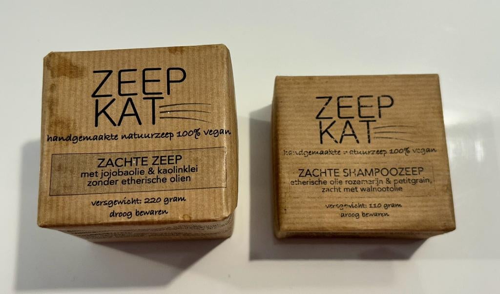 Zeepkat handgemaakte zepen, Ophalen of Verzenden, Nieuw, Bad & Douche