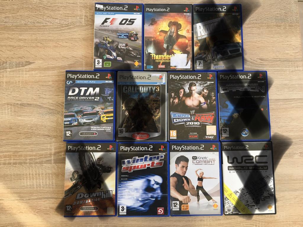 Jeux PlayStation 2 - 5 jeux + 1 gratuit