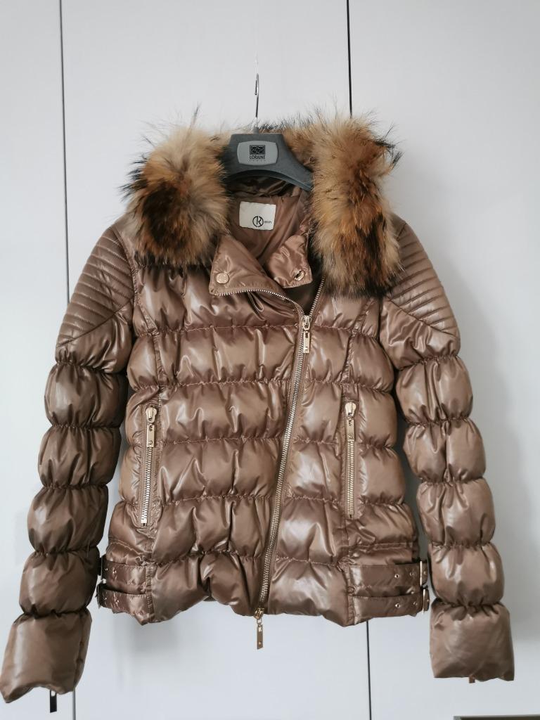 Goud/bruine damesanorak, Kleding | Dames, Maat 38/40 (M), Bruin, Ophalen of Verzenden, Zo goed als nieuw
