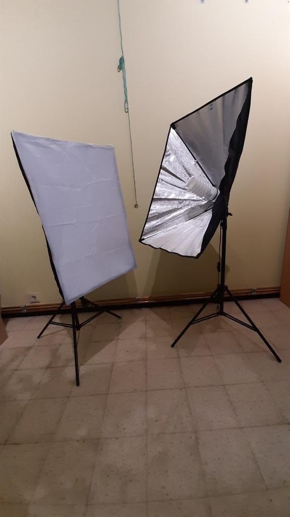 Continu studio belichting, Audio, Tv en Foto, Fotografie | Fotostudio en Toebehoren, Ophalen, Zo goed als nieuw, Lamp of Flitsset