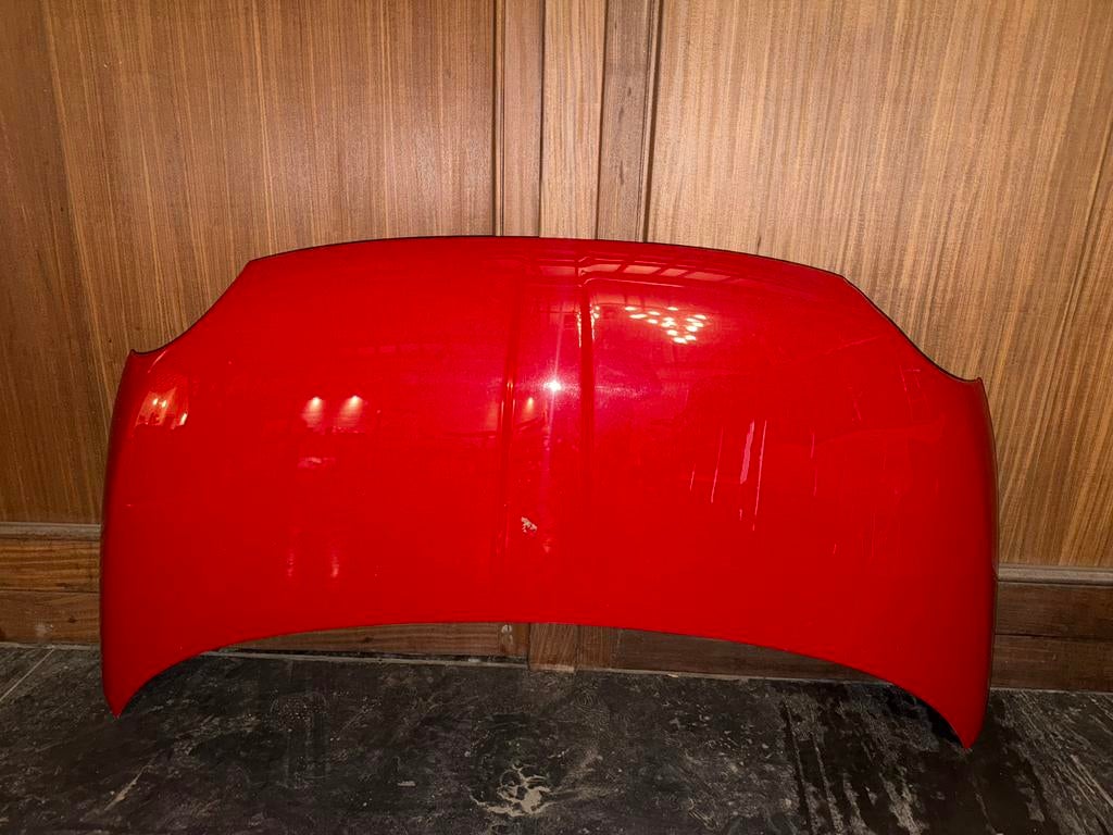 Capot de la Fiat 500 replié, Enlèvement, Fiat, Capot moteur