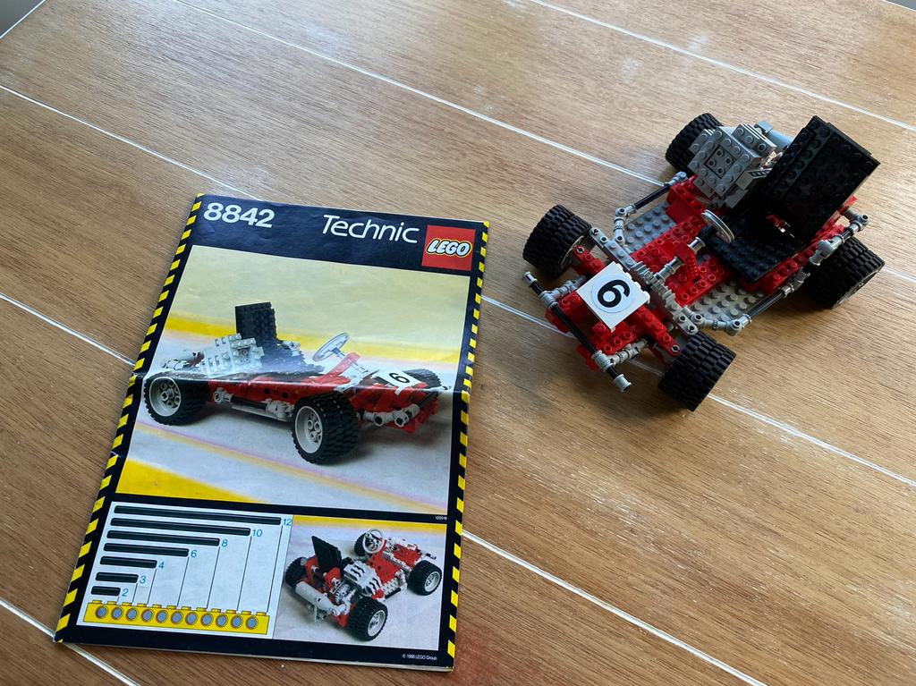 Lego Technic 8842 Le Kart, Enlèvement ou Envoi, Utilisé, Ensemble complet, Lego