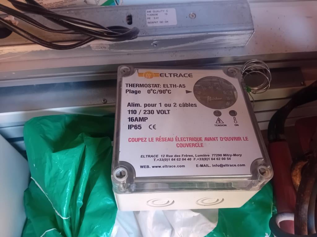 Thermostat elth a5, Bricolage & Construction, Enlèvement, Comme neuf