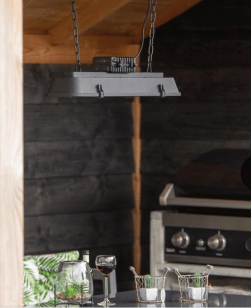 Terrasverwarmers Sunred royal diamond vintage hanging 2500, Tuin en Terras, Ophalen of Verzenden, Zo goed als nieuw, Elektrisch