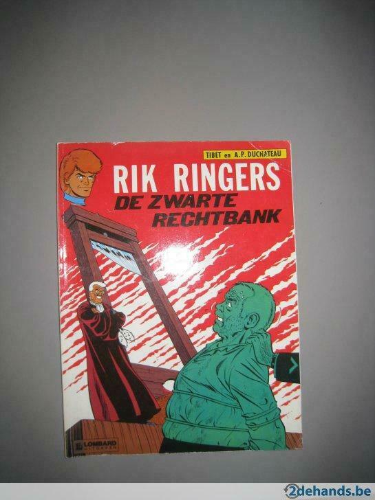 strip Rik Ringers 'de zwarte rechtbank', Ophalen of Verzenden, Gelezen