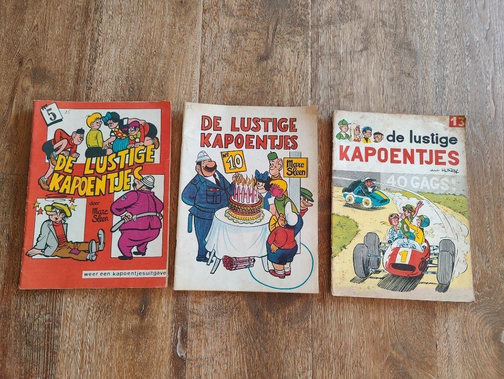 Lot 3 stripverhalen De lustige kapoentjes - Marc Sleen, Ophalen of Verzenden, Gelezen