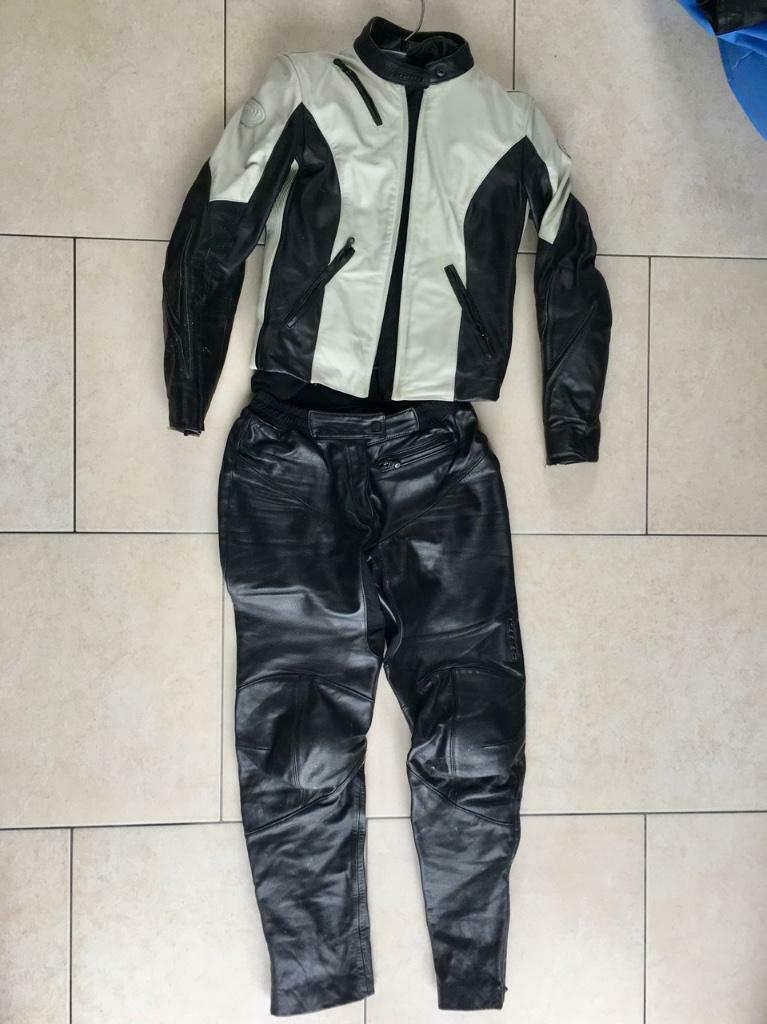 Veste et pantalon Spidi en cuir - taille 42 (femme), Ophalen, Tweedehands, Combipak