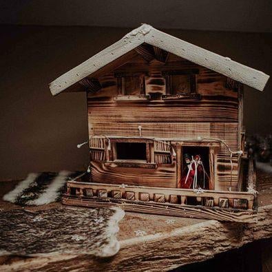 Chalet montagne réalisé par un artisan, Antiek en Kunst, Kunst | Beelden en Houtsnijwerken, Ophalen