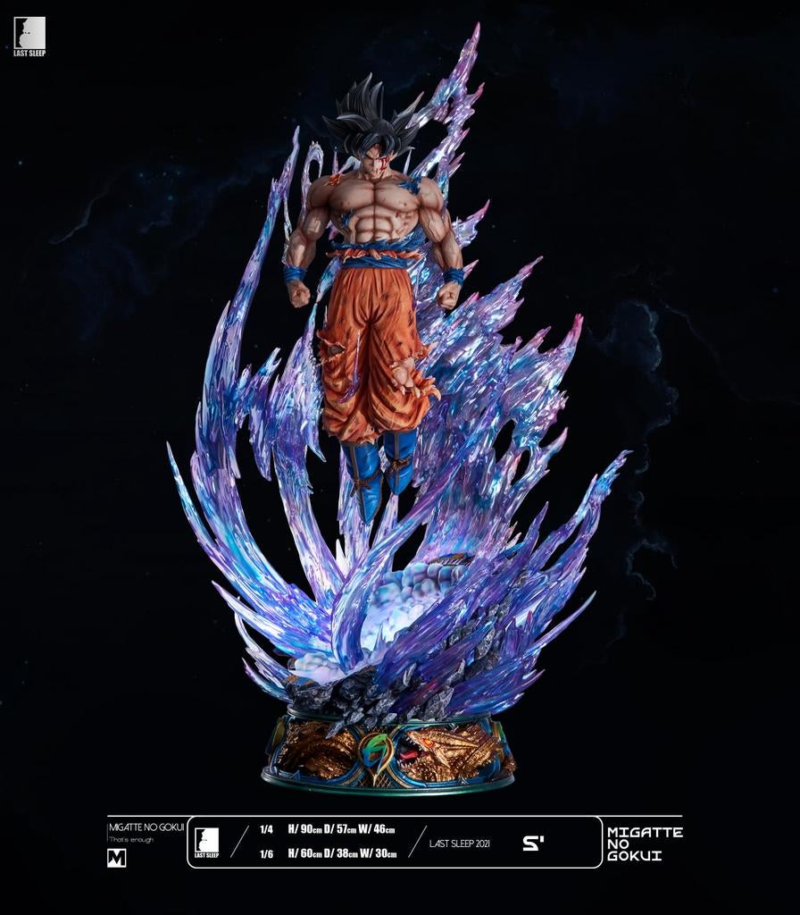 Last Sleep Goku 1:4 Ultra Instinct Dbz resin Dragon ball Z, Collections, Enlèvement, Comme neuf, Fantasy