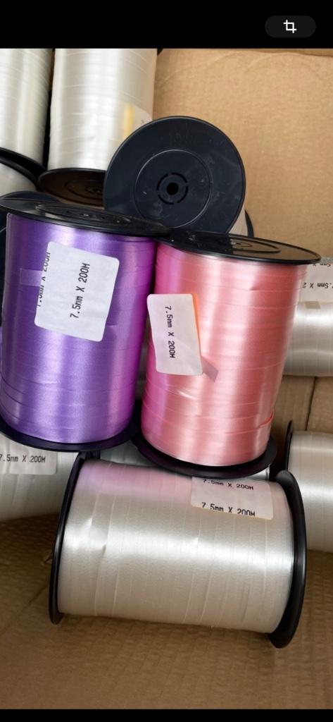 Lot bolduc ficelle 200m 0,50 pièce pour fleuriste revendeur, Enlèvement ou Envoi, Neuf