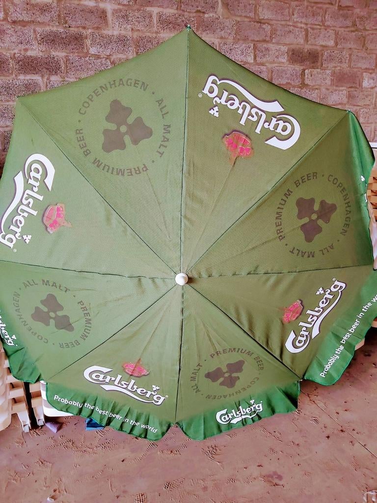 Parasols Carlsberg 100 tal stuks., Ophalen, Gebruikt