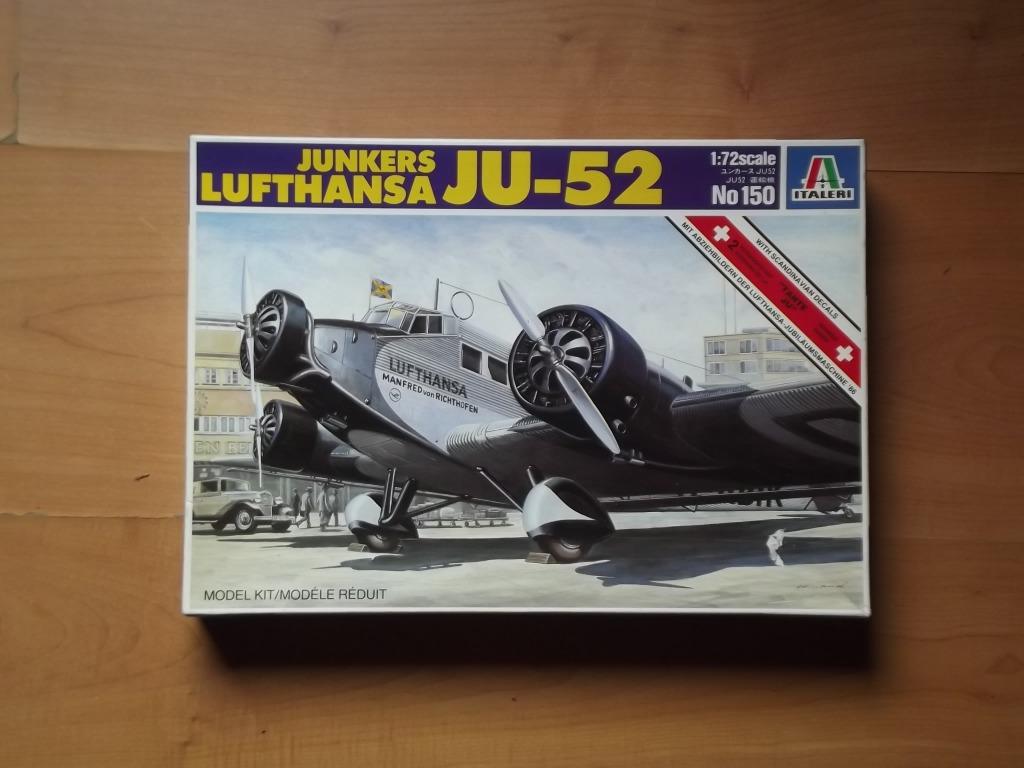 Junkers JU-52 LUFTHANSA - Echelle 1/72, Hobby & Loisirs créatifs, Modélisme | Avions & Hélicoptères, Neuf, 1:72 à 1:144, Avion