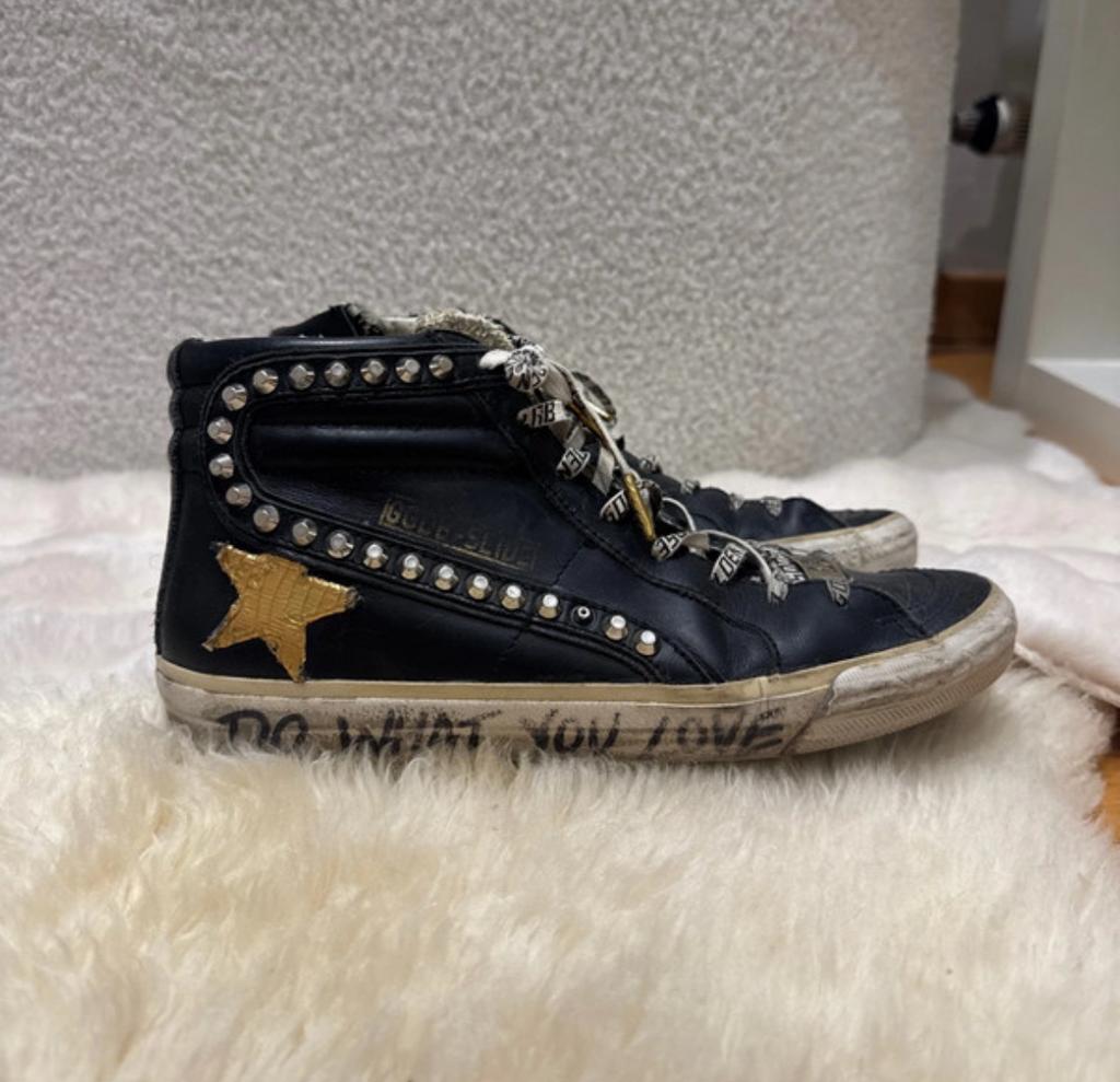 Golden goose, Kleding | Dames, Schoenen, Blauw, Ophalen of Verzenden, Sneakers, Gedragen