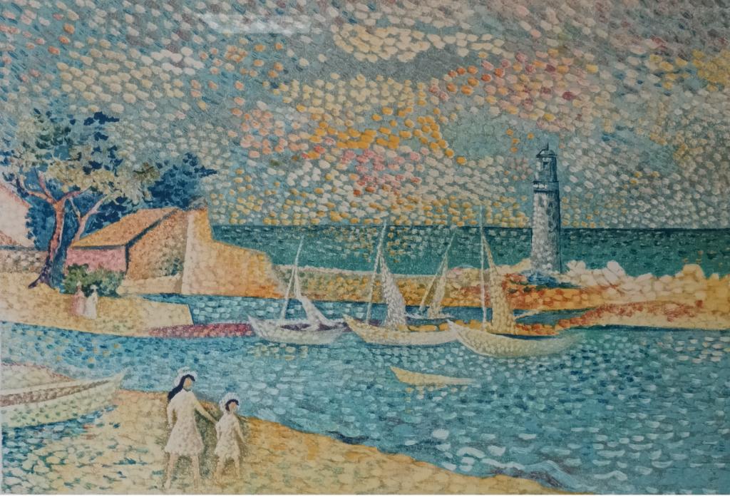 Lucien Neuquelman (1909-1988), "Bords de Mer", ca. 1975, Enlèvement ou Envoi