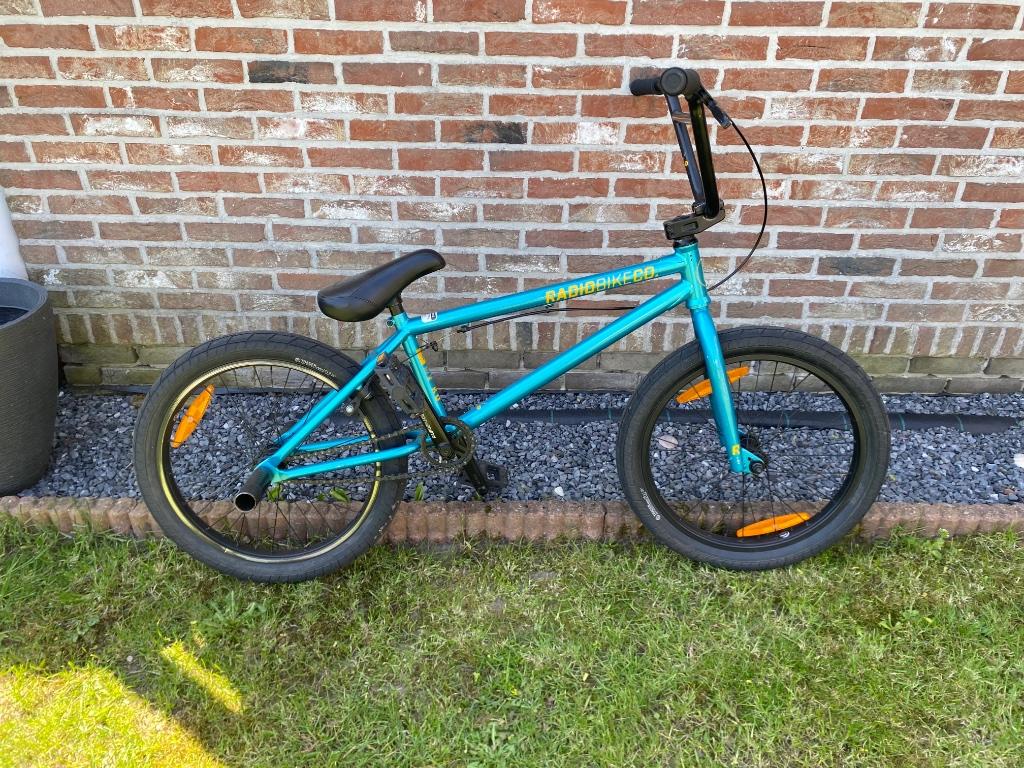 BMX radio bike, Enlèvement, Comme neuf, 20 à 24 pouces, Repose-pieds