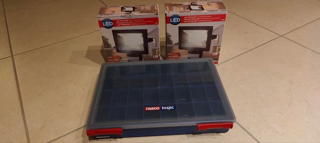 2 x Nieuwe Led spot met detector, Ophalen of Verzenden