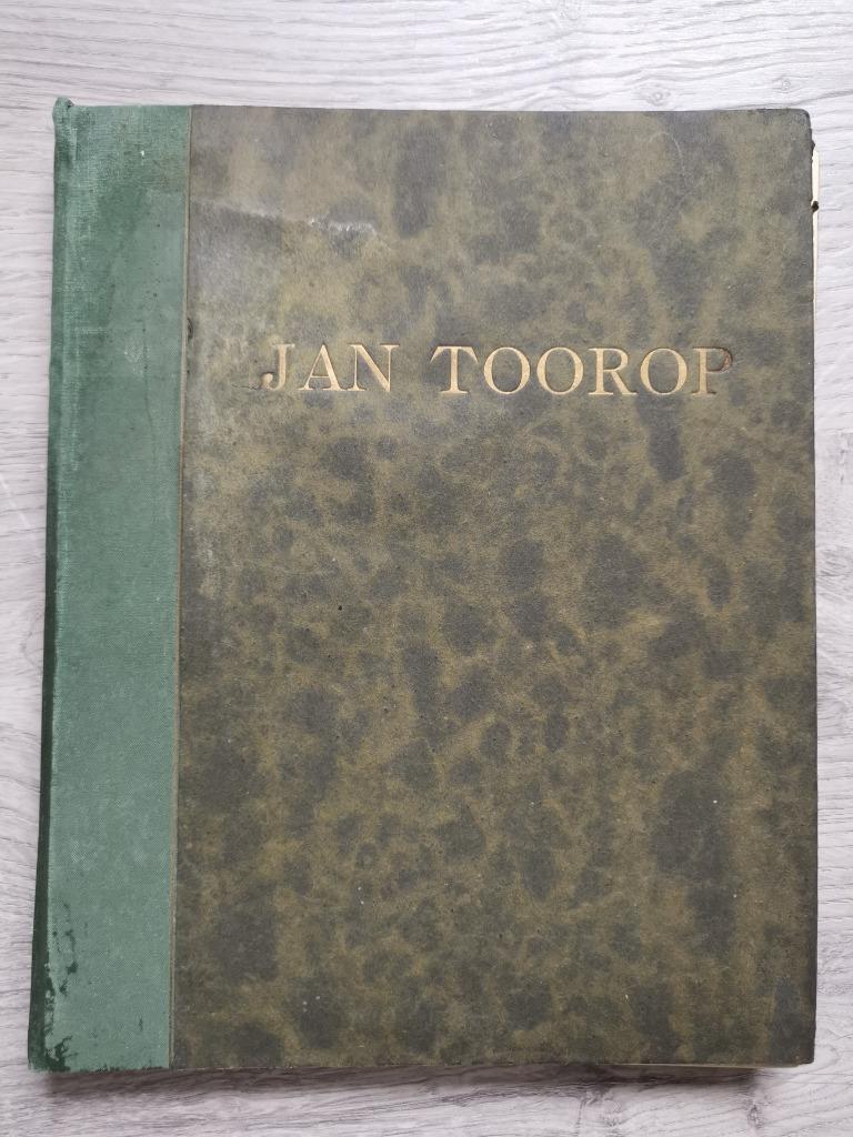 Jan Toorop - boek 100 jaar oud, Gelezen, Schilder- en Tekenkunst, Plasschaert, Ophalen of Verzenden