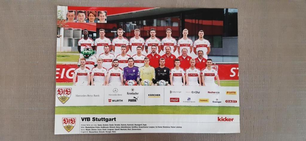 Knipsel VfB Stuttgart, Verzamelen, Verzenden, Gebruikt, Poster, Plaatje of Sticker