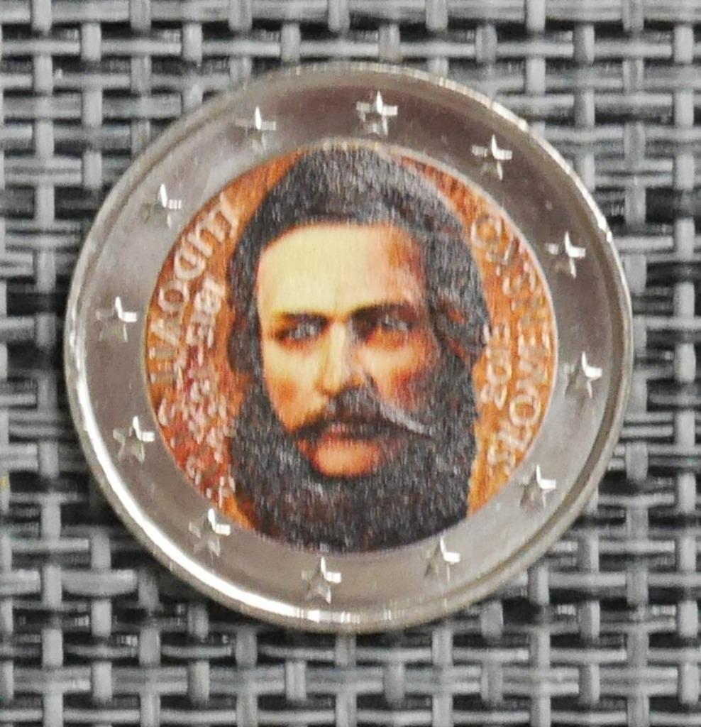 2 euros Slovaquie 2015 UNC Ludovit Stur (colorisée), Enlèvement ou Envoi, Slovaquie, 2 euros, Série