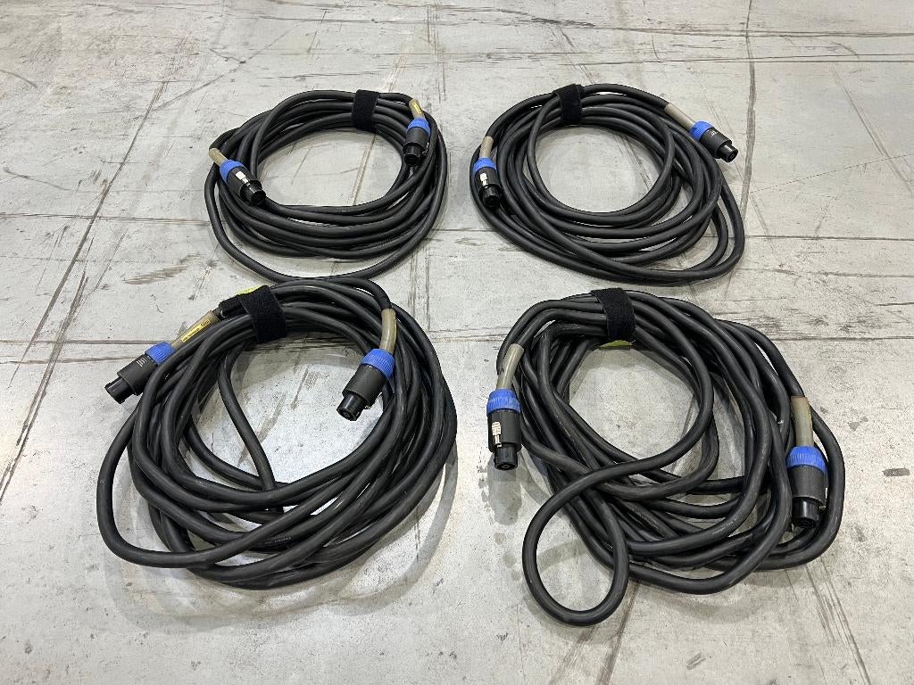 4x10m speakerkabel 8P 8x2,5mm2 Sommer cable Neutrik, Ophalen of Verzenden, Gebruikt, 120 watt of meer