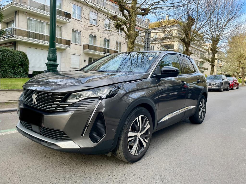 Peugeot3008 AllurePack EAT8-Entret.-360°-Hayon élec-Attelage, 4 deurs, Stof, Euro 6, 1199 cc