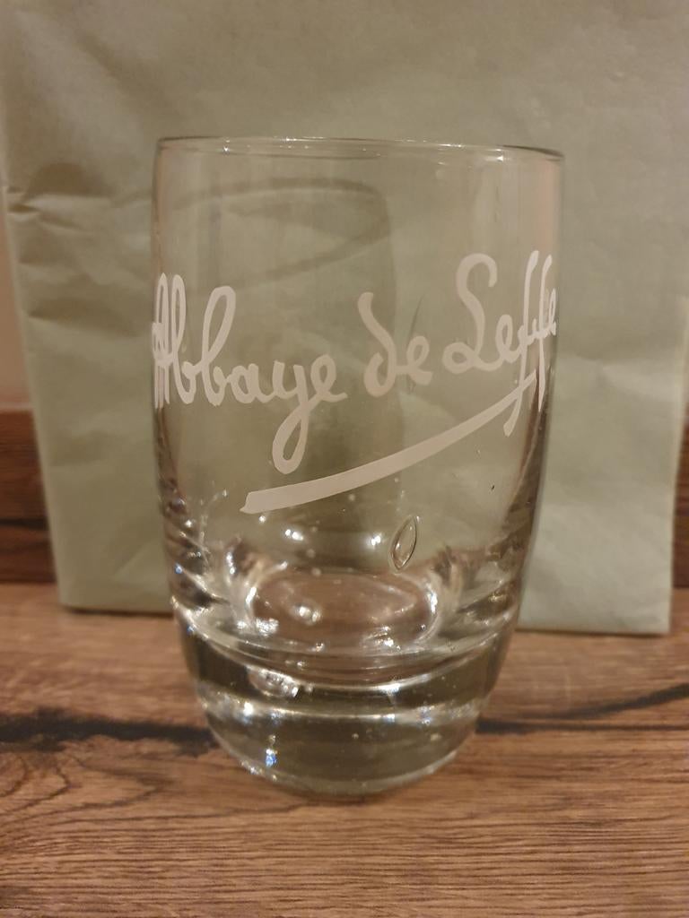Verre ancien de Leffe - Abbaye De Leffe -, Collections, Enlèvement ou Envoi, Utilisé, Verre ou Verres, Leffe