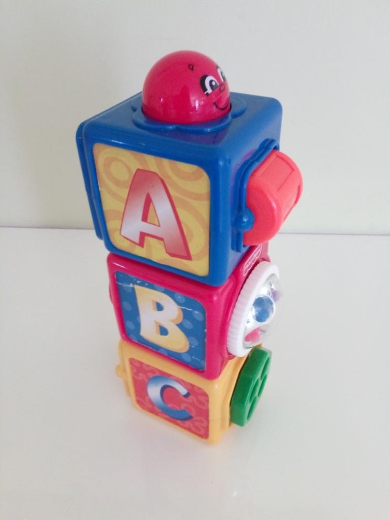 fisher-price, blokkentoren, educatief,nog speelgoed bij mijn, Ophalen of Verzenden, Zo goed als nieuw