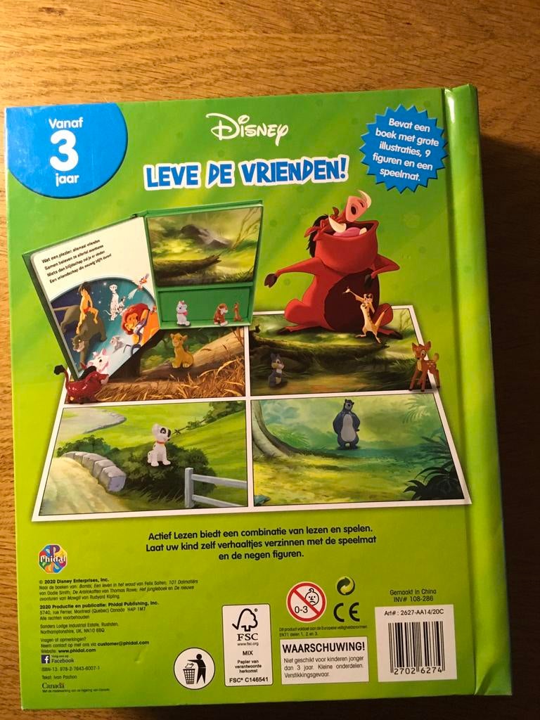 Disney leesboek , leve de vrienden, Ophalen of Verzenden, Zo goed als nieuw