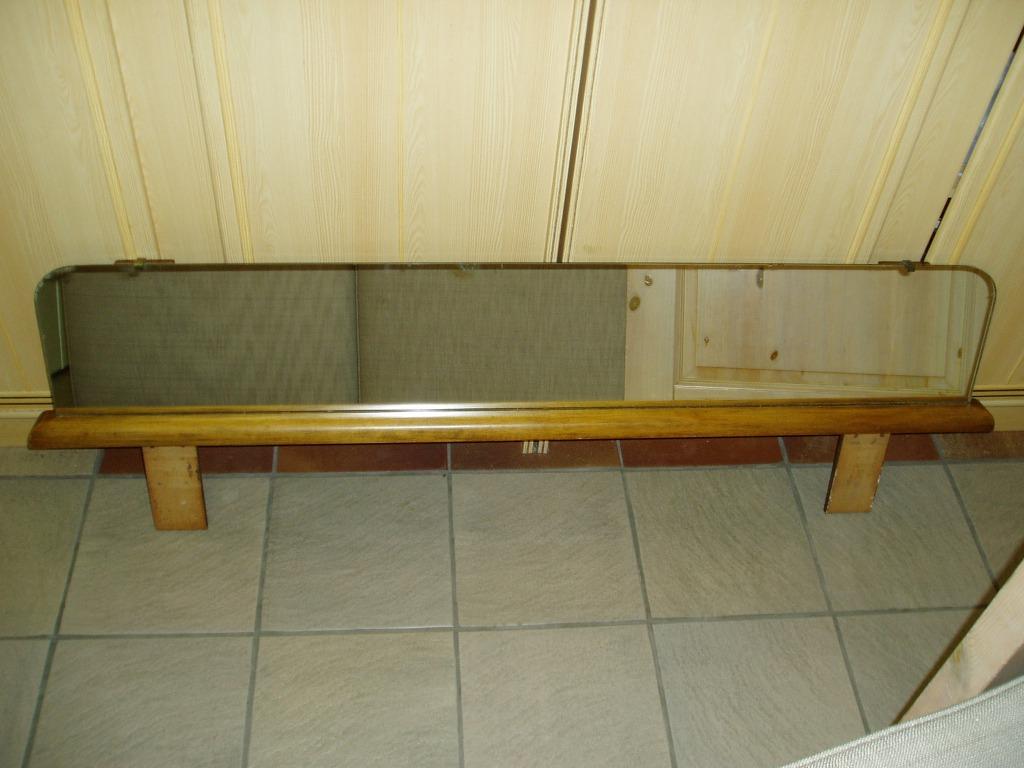 art deco spiegel (bevestigen achter kast 1920- 1930) lengte, Antiek en Kunst, Antiek | Spiegels, 100 tot 150 cm, Minder dan 100 cm