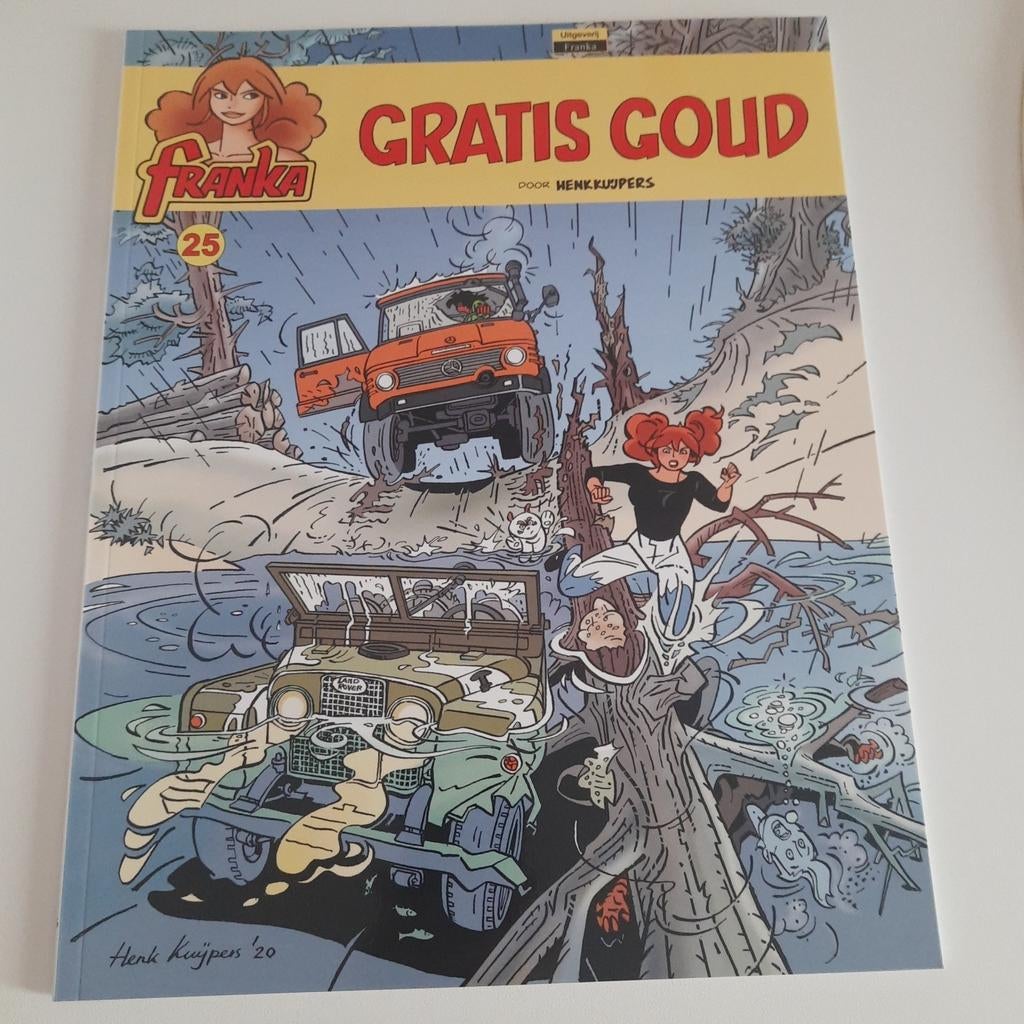 FRANKA nr.25 " GRATIS GOUD" *NIEUW*, Boeken, Ophalen, Eén stripboek, Nieuw, HENK KUIJPERS