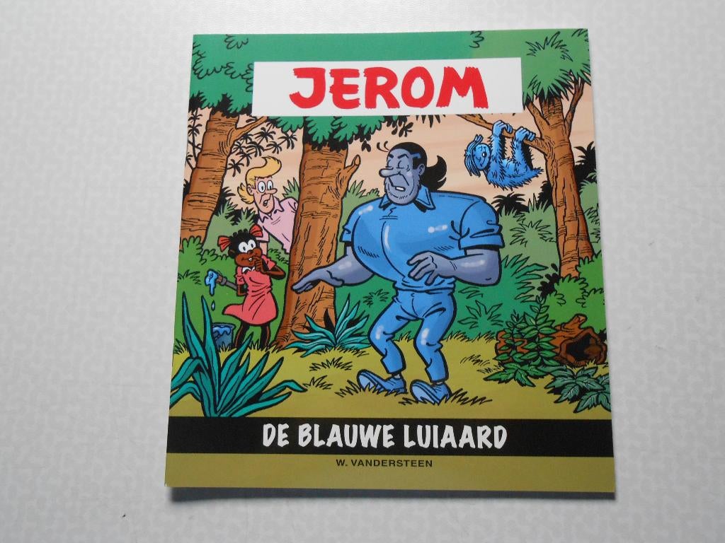 Jerom 2 De blauwe luiaard 2009 1ste druk., Willy Vandersteen, Eén stripboek, Nieuw, Ophalen of Verzenden
