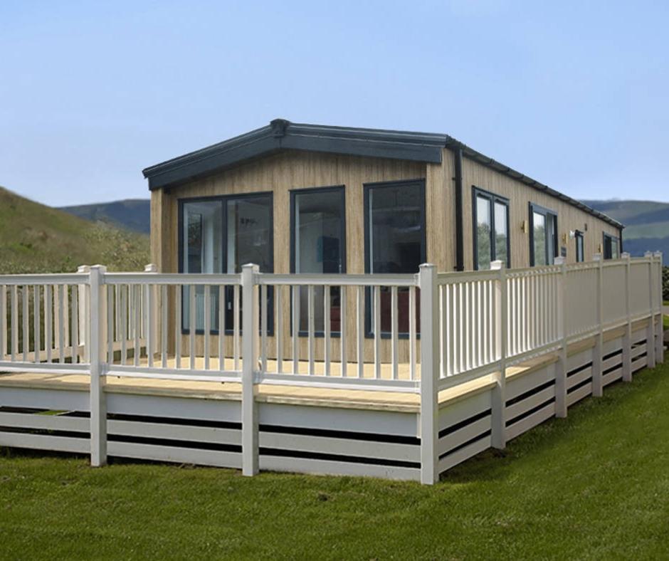 Nieuwe Rodeo Stacaravan Brussels Deluxe - 2 kamers - 1280cm, Caravans en Kamperen, Stacaravans, Tot en met 4
